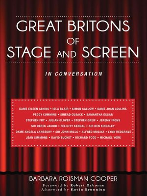 cover image of Great Britons of Stage and Screen